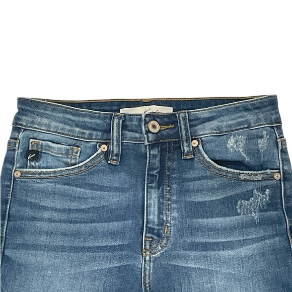 Kancan Ankle Skinny Frayed Hem Jeans Size 3/25 - Picture 5 of 7